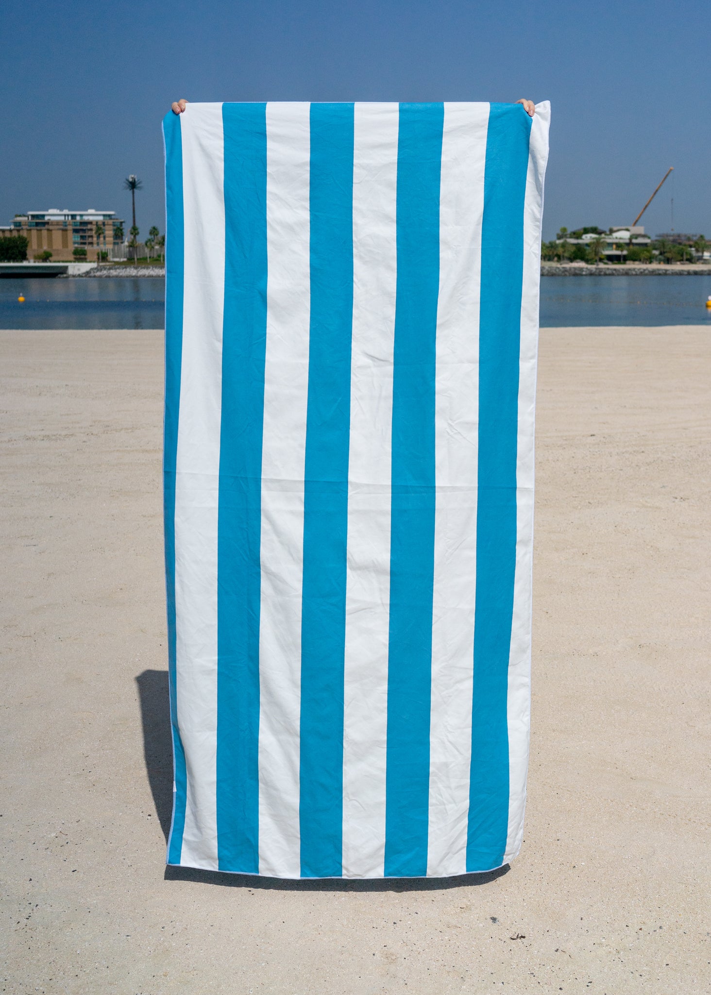 Sky Blue Beach Towel - Beach Towel - Sandsolibe