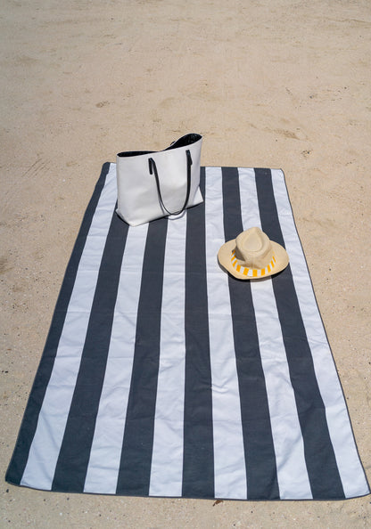 Sandy Gray Beach Towel - Beach Towel - Sandsolibe